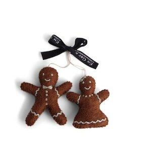 Felt Gingerbread Man & Woman | En Gry & Sif