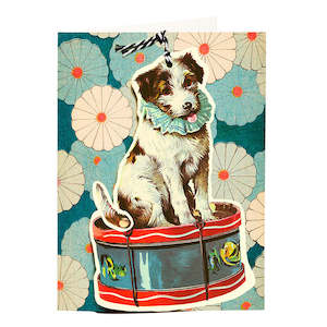 Gift Cards: Madame Treacle |  Fandangle Card | Dog On A Drum