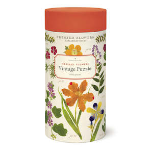 Available: Vintage Puzzle | 1000 Pieces | Pressed Flowers