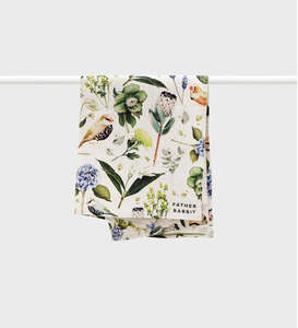 Botanica Nature Tea Towel | Father Rabbit