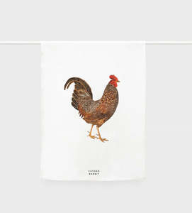 Rooster Tea Towel | Father Rabbit
