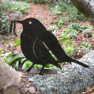 Garden Art: Early Bird Gets The Worm Flat Bar