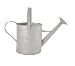 Old Zinc Watering Can 3.5L