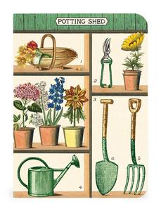 The Potting Shed | Notebooks Set of 3 | Cavallini & Co.