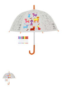 Gardening For Children: Colour in Umbrella | Dogs
