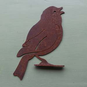 Singing Bird Flat Bar | Corten Steel