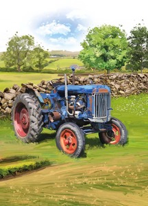 Rustic Tractor | Card