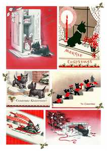 Madame Treacle | Christmas Scottie Dogs