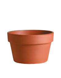 Italian Terracotta Mezzi Vasi Squat Pots