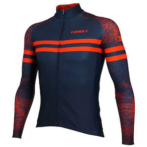 Jerseys: Tineli Diablo Pro Aero Winter LS Jersey