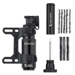 Pumps: Wolftooth EnCase Pump 30cc with Tubeless Tire Plug Tool