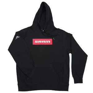 Casual Clothing: SRAM Red/White Box Logo Hoodie