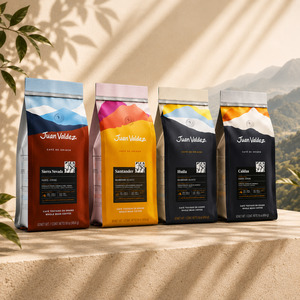 Single Origin: Juan Valdez® Complete Origins Whole Bean Bundle: All 4 Single Origins (4x454g)