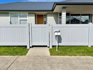 Frontpage: PVC Privacy Fence System: Pedestrian Gate 1.8m x 1.72m
