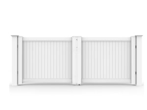 PVC Privacy Fence System: Driveway Swing Gate Kit 1.8M x 3.6m