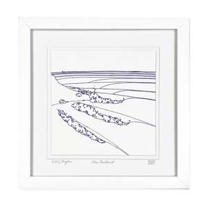Framed Print: Raglan Point Breaks