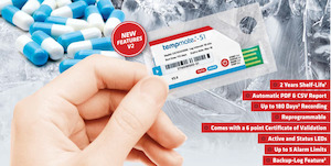 Vaccine Cold Chain: Tempmate S1 V2 Single-Use Temperature Data Logger