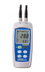 Center 372 Dual Probe RTD Thermometer