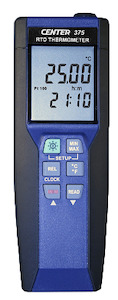 Thermometers: Center 375 RTD  Precision Thermometer 2 D.P.