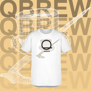All: QBrew Pure Pour White Tee