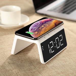 Products: Qi wireless digital clock charger - Qi Wireless Charger