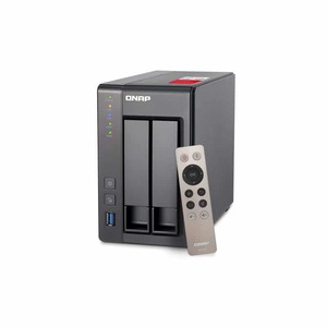 QNAP TS-251+-2G 2-Bay Tower NAS with 2.00 GHz CPU and 2GB RAM