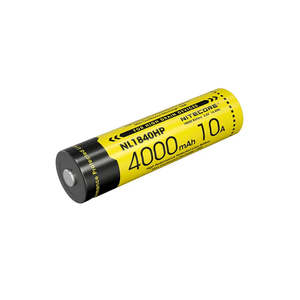 Gun Rack: NITECORE 18650 RECHARGEABLE BATTERY 3.6V 10A 4000MAH