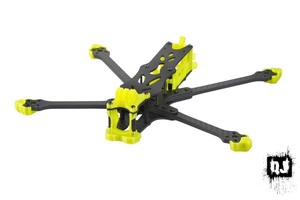 Products: Foxeer Aura V2 7" LR Frame No Props View Analog/O3/HDZero/Vista - Quad Junkie