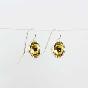 Frances Stachl: FS276: Gold bowl earrings
