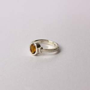 Rings: RK72: Cognac citrine ring