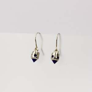 Earrings: RK65: Bullet earrings - lapis lazuli