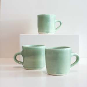 Juliet Larkin: JLA: Sage green mugs