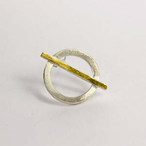 Lucia Araoz: LA121: Saturn brooch