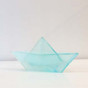 TBA126: Origami boat - lagoon