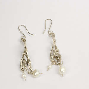 Mothmade Jewels: MM12: Seafoam earrings