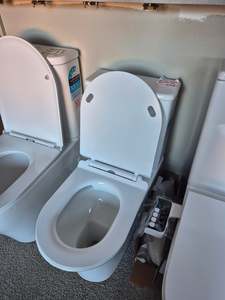 Toilets: Low Profile Rimless Toilet