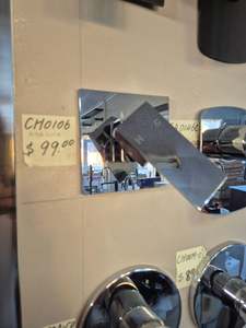 Shower Mixers: Square Base Chrome Shower Mixer