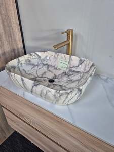 Marble Rounded Benchtop Basin