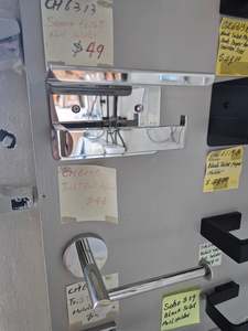 Toilet Roll Holder With Shelf