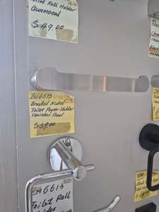 Toilet Roll Holders: Brushed Nickel Toilet Roll Holder