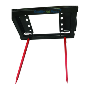 Products: Bobcat/Skid Steer Bale Frame - 2 x M28 x 1100mm Conus 2 Tines (SHW Brand) - Quality Ag Parts