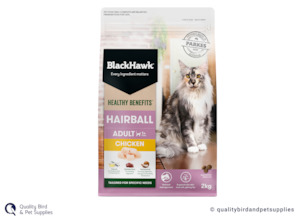 Cat: Black Hawk Hairball Adult Chicken 2kg