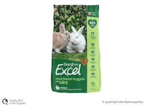 Rabbit Guinea Pig: Burgess Excel Adult Rabbit Nuggets with Mint