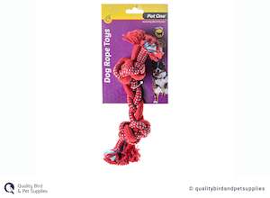 Dog Toys: Pet One Dog Toy Rope With Knots