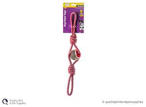 Dog Toys: Pet One Dog Tennis Ball Tug