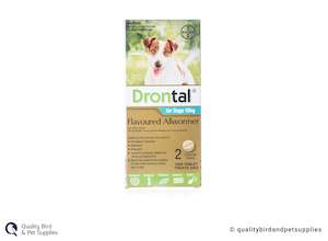 Dog Health: Drontal Flavoured All Wormer for Dogs