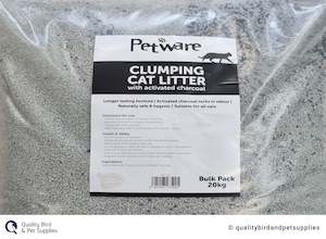 Cat Accessories: Petware Clumping Cat Litter with active Charcoal