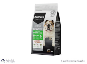 Dog Food 1: Black Hawk Original Adult Chicken and Rice