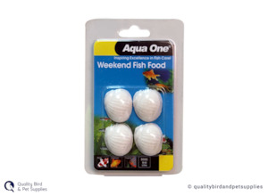Fish Turtles: Aqua One Weekend Fish Food 20g