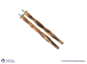 Allpet Bird Perch Wood Ergonomic 2 pack